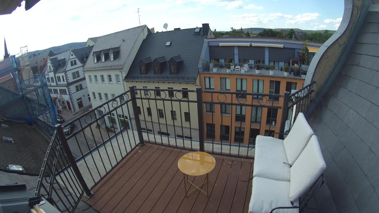 Ferienwohnung Fernblick Saalfeld Saale Bagian luar foto
